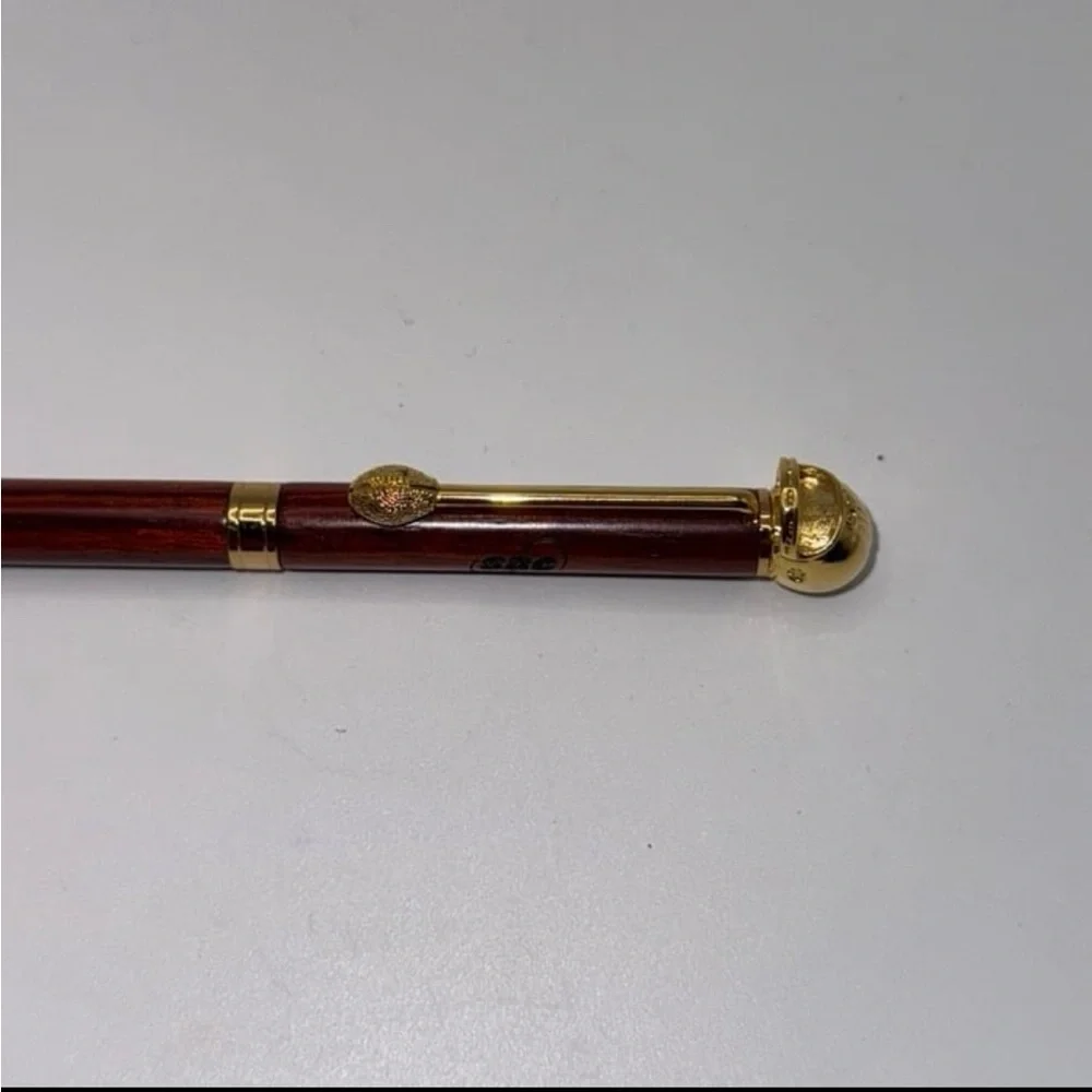 SBC Cotton Bowl Classic Rosewood Pen Set - Rosewood Pen and Football Holder